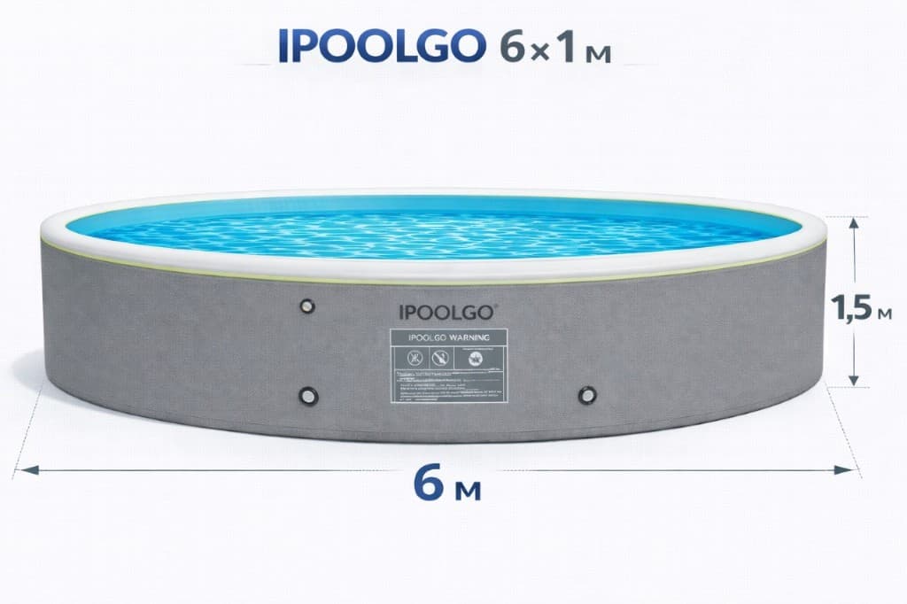 IPOOLGO 5,0 × 1,0 m